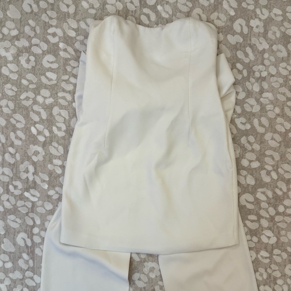 Meshki Meredith Strapless Bow Mini Dress - White - Picture 9 of 11